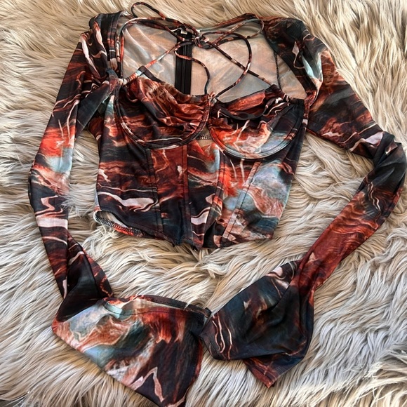 Fashio Nova corset style top - Picture 2 of 6